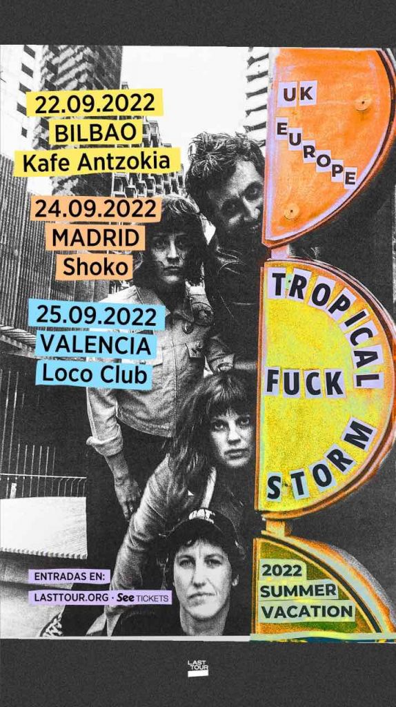 Tropicl Fuck Storm tocará en Bilbao, Madrid y Valencia