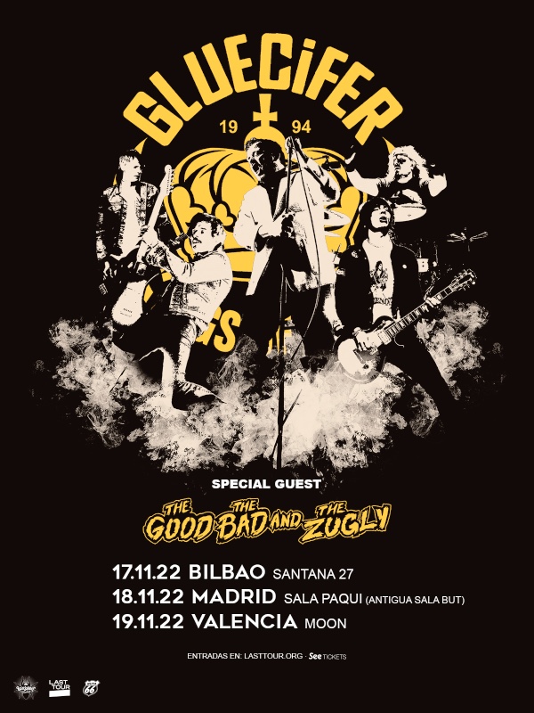 Concierto de Glucifer en Madrid, Valencia y Bilbao