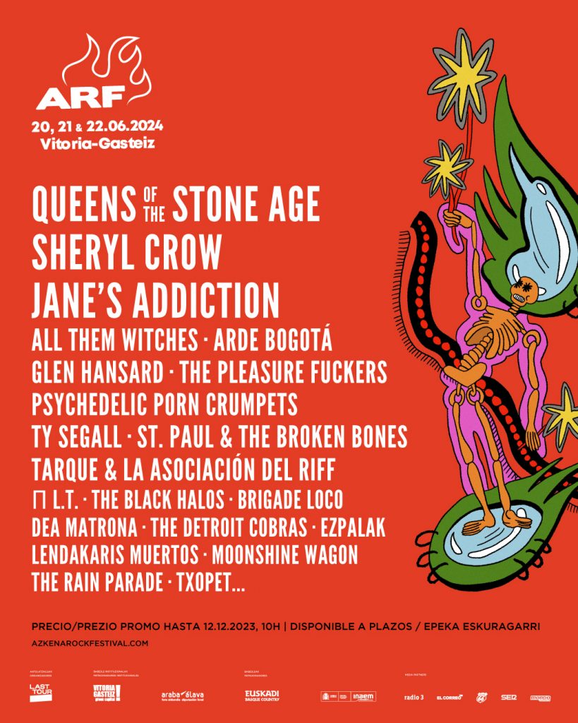Azkena Rock Festival 2024 kartela baieztapen berriekin