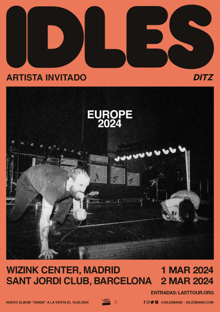 DITZ acompañará a IDLES en sus conciertos de Madrid y Barcelona
