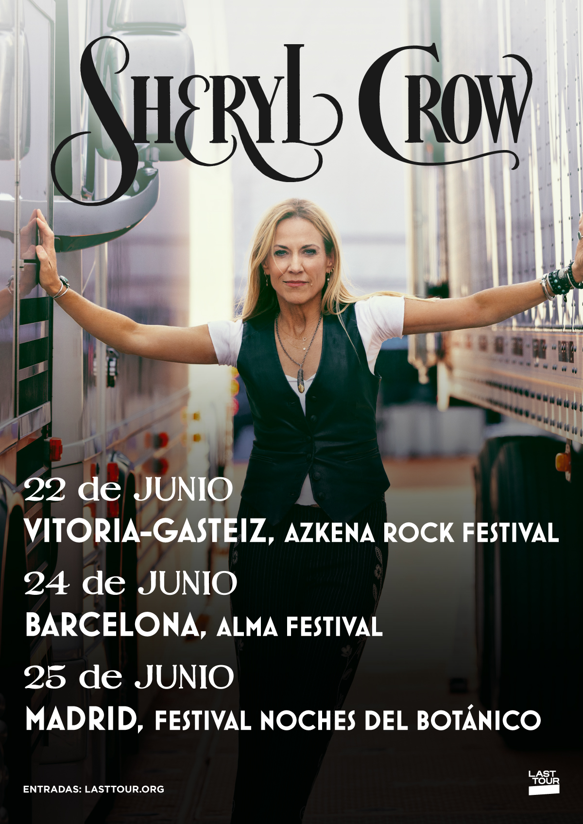 Sheryl Crow Actuará en Vitoria, Barcelona y Madrid
