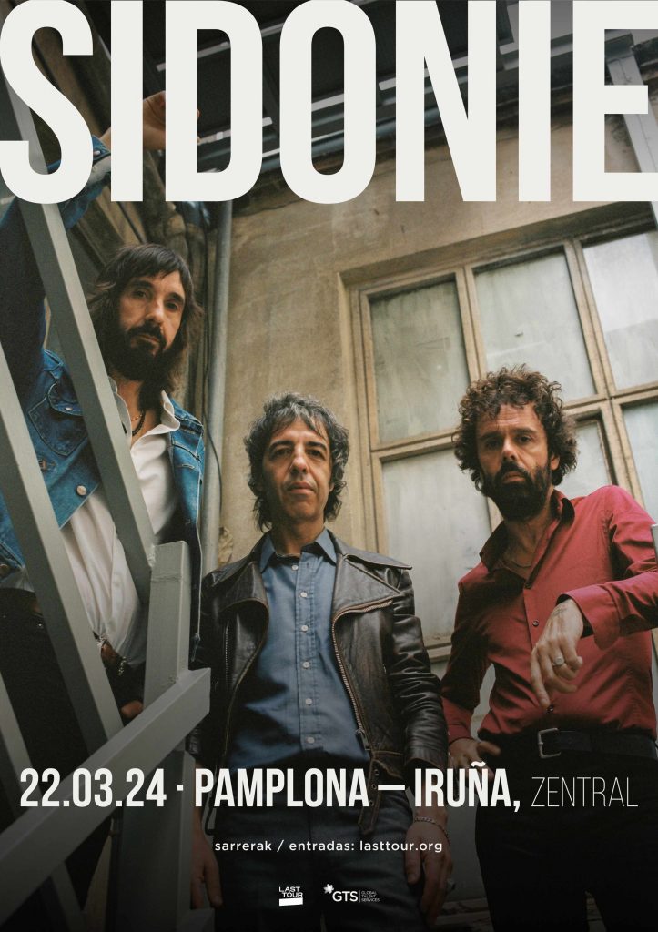 Poster concierto de Sidonie en Pamplona