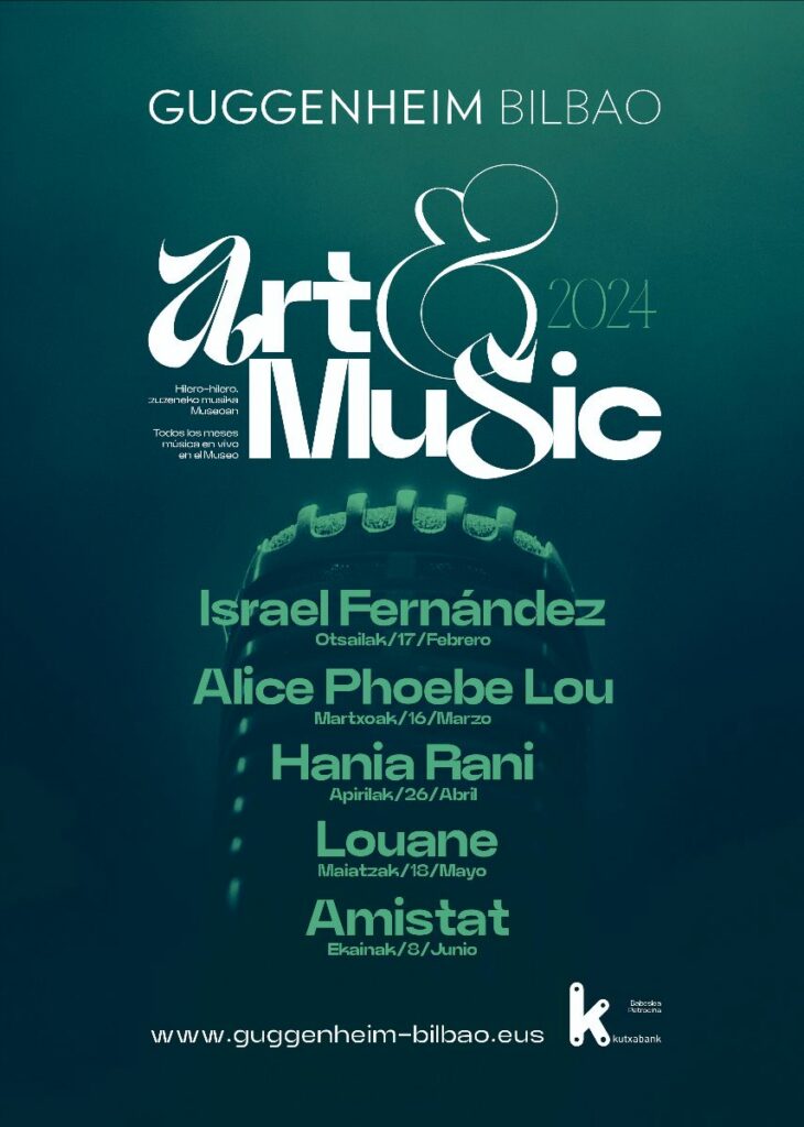 Poster de Art&Music en el Guggenheim Bilbao