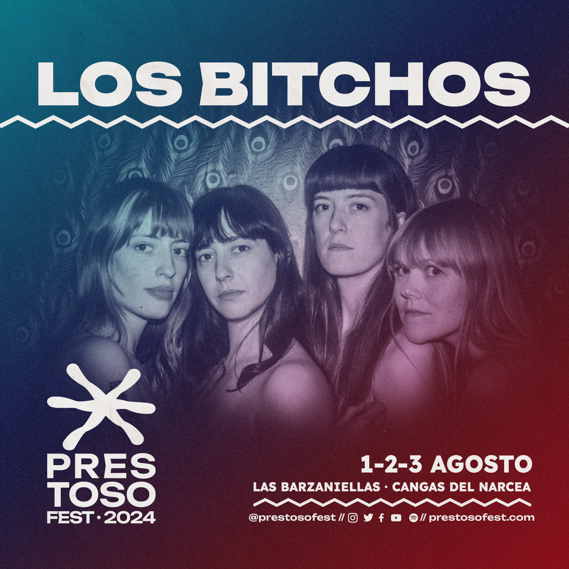 Los Bitchos en el Prestoso Fest en Asturias