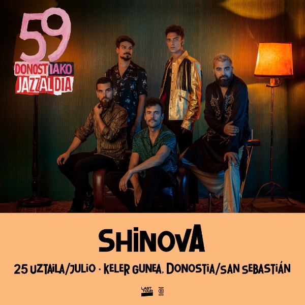 Cartel del concierto de Shinova en 59 Donostiako Jazzaldia