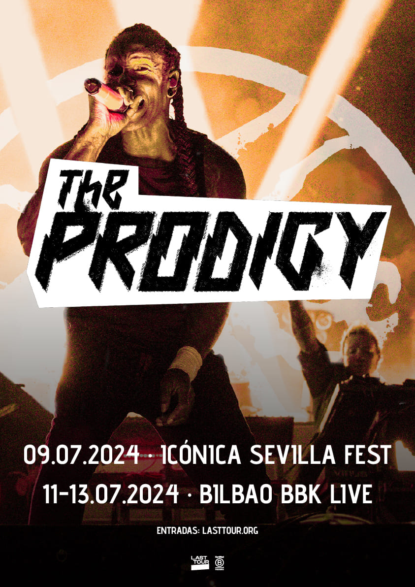 Poster gira de The Pordigy que pasará por Sevilla y Bilbao