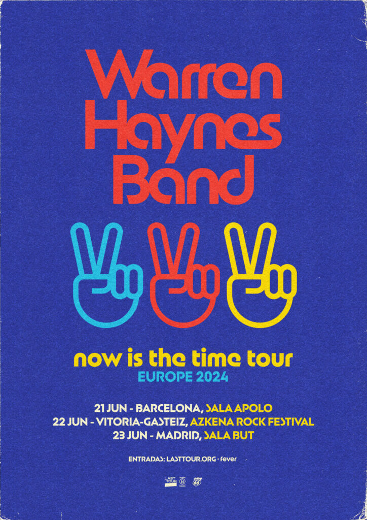 Warren Haynes actuará en Barcelona, Vitoria y Madrid
