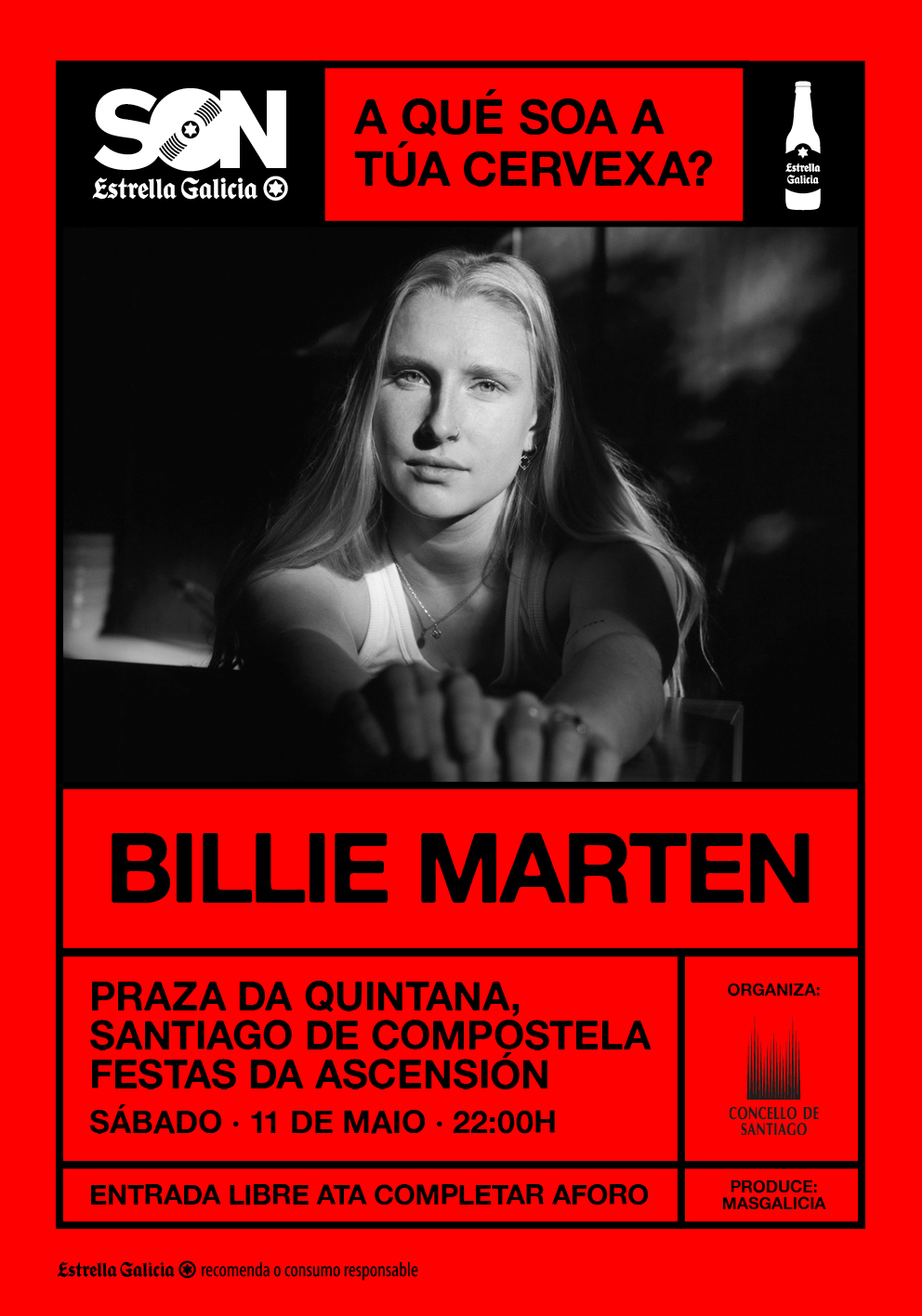 Billie Marten en Santiago de Compóstela