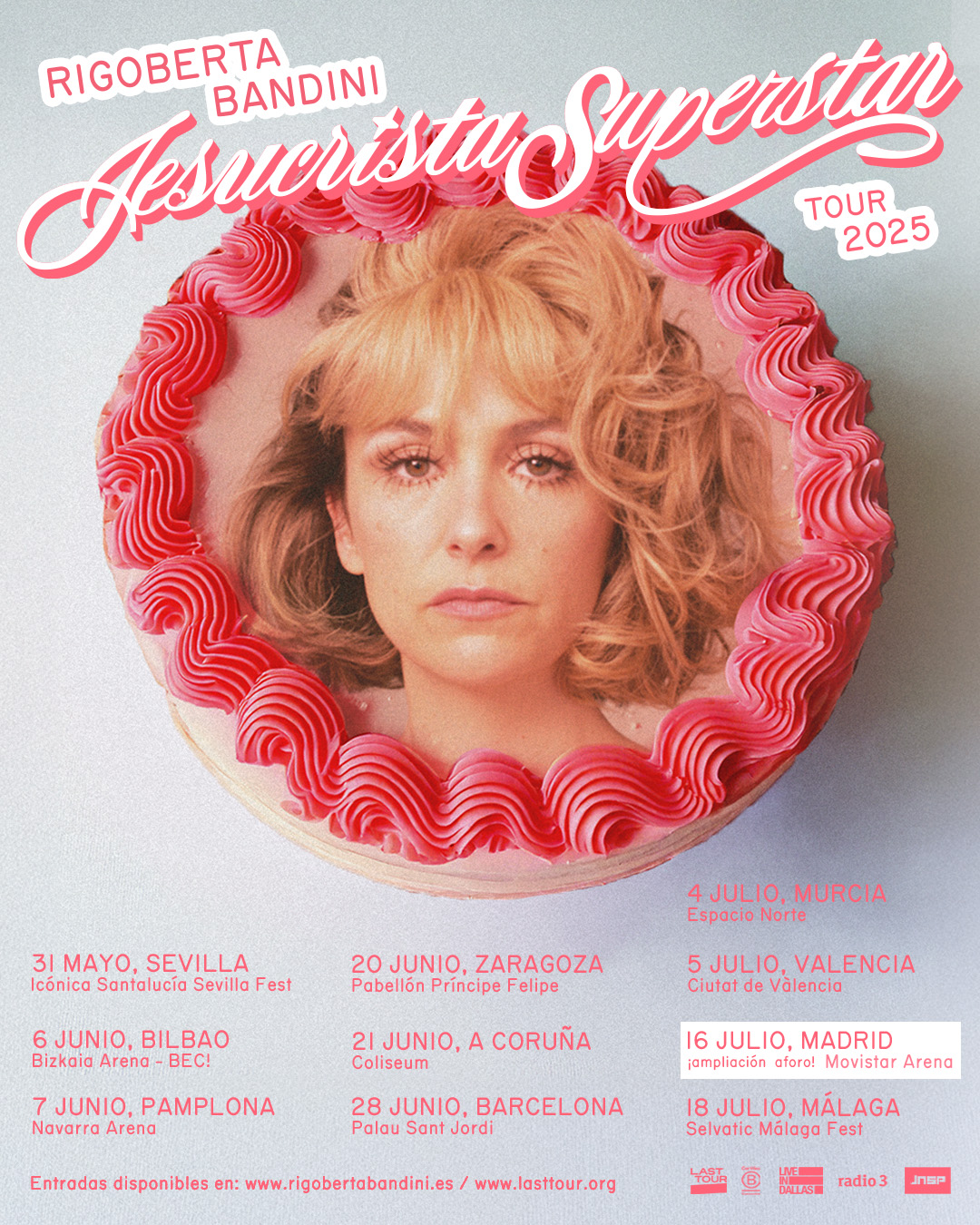 Rigoberta Bandini llevará su gira al Movistar Arena de Madrid- LAST TOUR