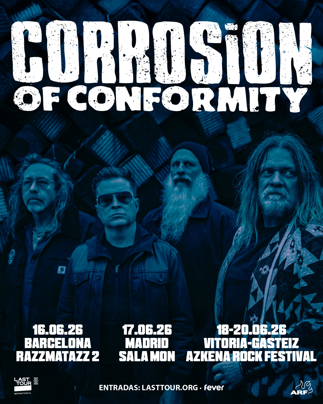 Corrosion of Conformity suman paradas en Madrid y Barcelona- LAST TOUR
